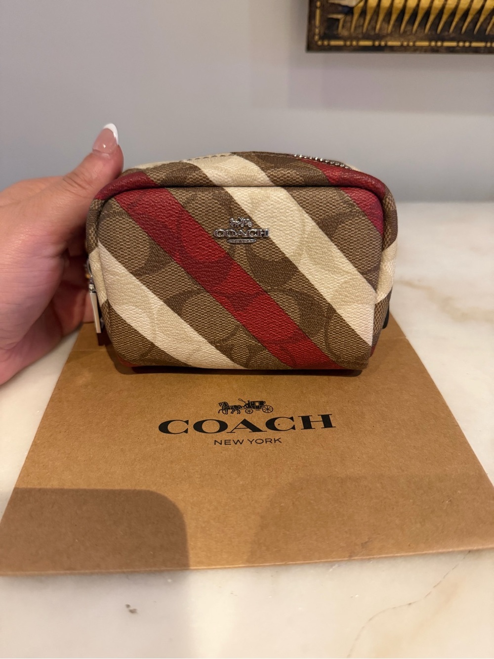 🔥🔥 Coach Mini Compact Cosmetic Pouch! 🔥🔥